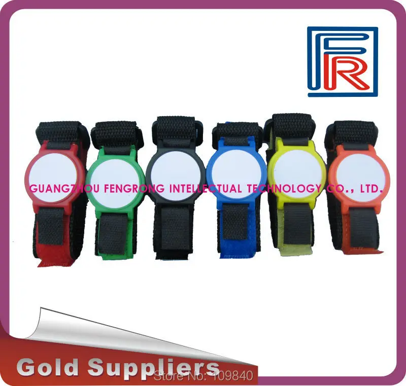 125KHz RFID Bracelet Nylon with EM chip,Proximity Read only wristband