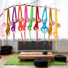 1Pcs 60cm Hanging Long Arm Monkey from arm to tail Plush Baby Toys Cute Colorful Doll Kids Gift K5BO