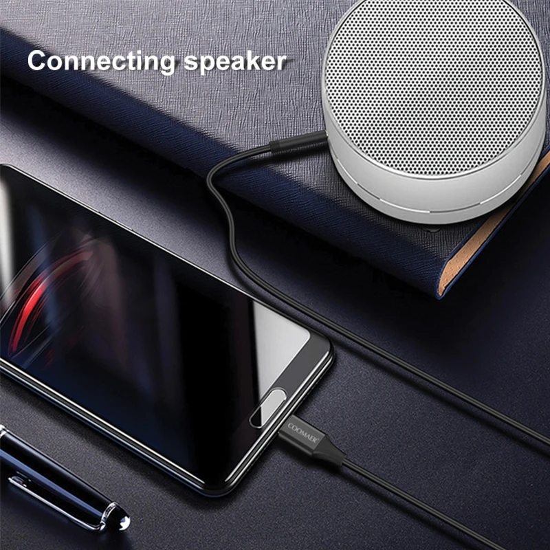 Цифровой сигнальный кабель Переходник USB C на 3 5 мм с соединителем для подключения