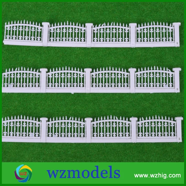 Koop Teraysun 1 200 ABS plastic model hek mini model vangrail model tuin hedge reling hek voor sandy tafel model materialen
