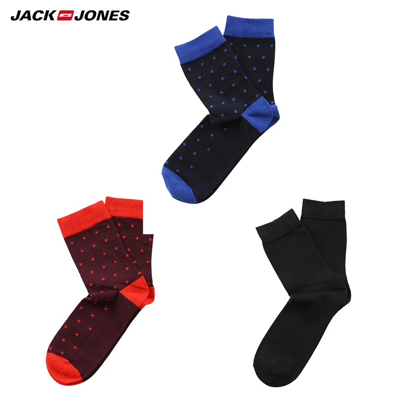 Jack Jones/новые удобные и прочные мужские носки в горошек | 21631Q516|Мужские носки|