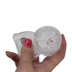 Портативный силиконовые человека Мастурбация силиконовые влагалища киска чашка массаж секс Крышка головки