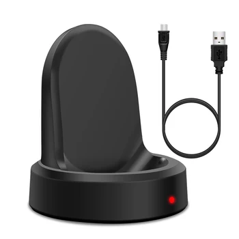 

TiYiViRi Wireless Smart Watch Charging Dock Micro USB Charging Samsung Gear S3 Frontier Charger Magnetic Smartwatch charger Dock