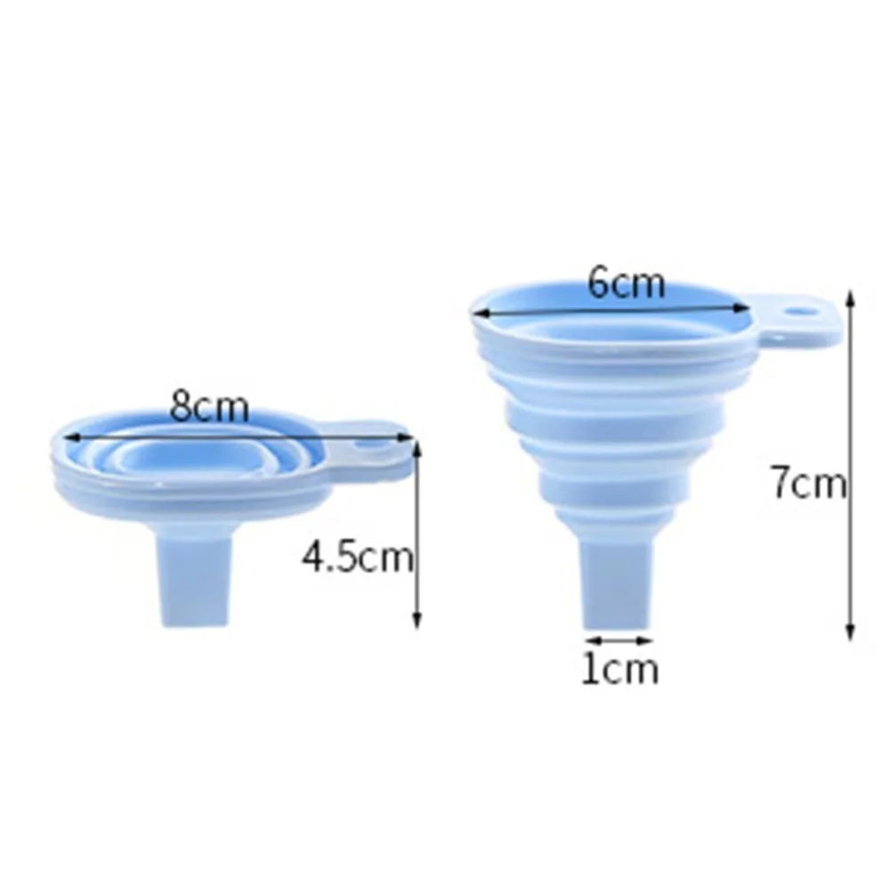 Силиконовая квадратная телескопическая домашняя труба Воронка конический материал винная Воронка креативные практичные кухонные
