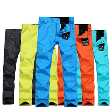 2016 new Genuine snow ski pants men Veneer snowboard pants double the breathable windproof ski pants for men