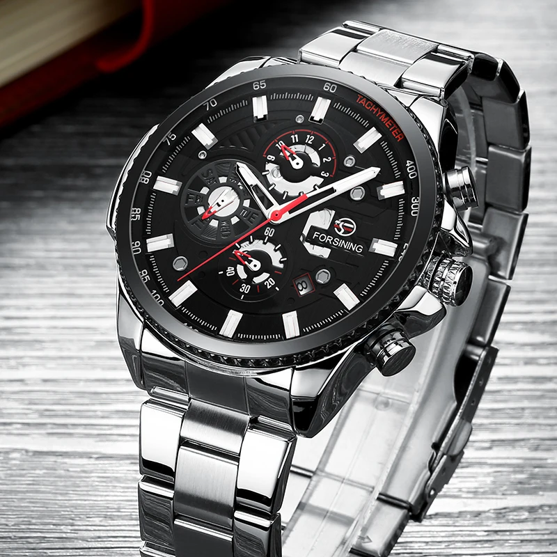 

Mens Watches Top Brand Luxury Automatic Mechanical Watch Men Full Steel Business Waterproof Sport Watches Relogio Masculino
