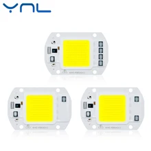 YNL Real Power LED COB Chip 20W 30W 50W LED Lamp Bulb 220V 240V Input IP65 Smart IC For DIY Outdoor LED Flood Light chips