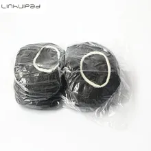 Linhuipad 12 13cm 2 color White and black Non Woven Sanitary mask Headphone Cover widely use for big over head headsets 500 PCS