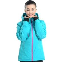 New Womens outdoor skiing jackets Winter Snowboarding women’s Windproof Waterproof Ski Jackets+Warm Breathable Sportswear