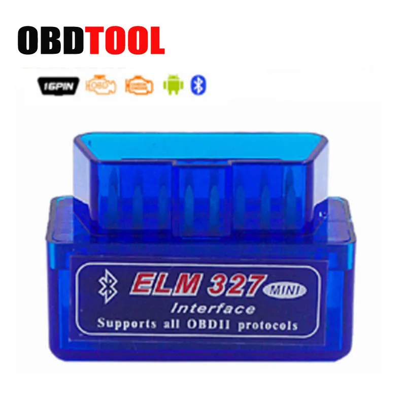 

1PC MINI ELM327 V1.5 Bluetooth OBD2 OBDII EOBD Car Error Code Reader Scanner Tool ELM 327 V 1.5 OBD 2 Scan JC10
