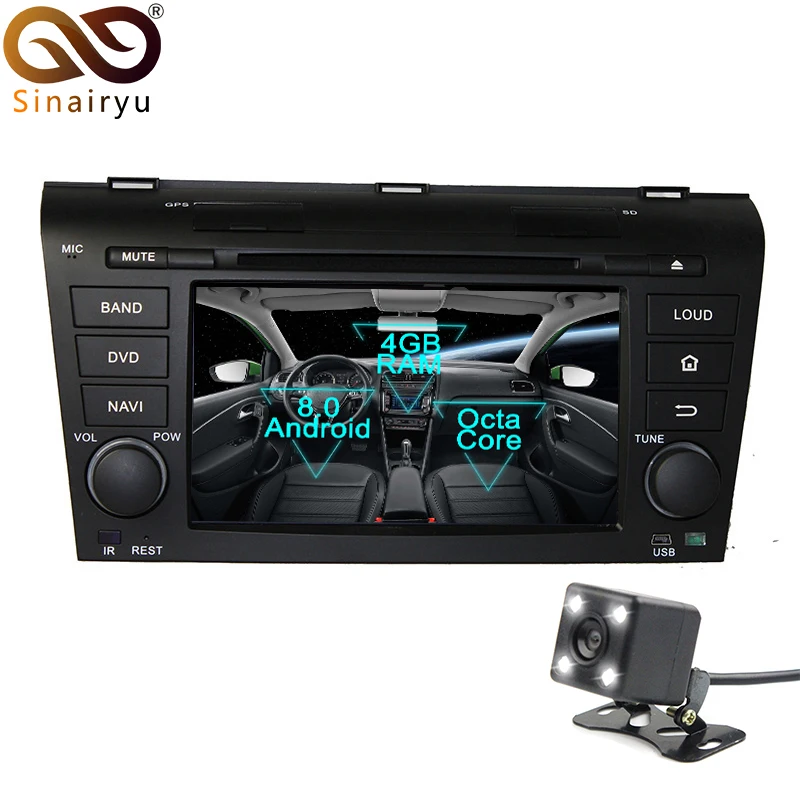 Sinairyu 2 Din Android 8 0 Octa Core font b Car b font DVD Player for