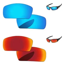 2 пары зеркальные поляризованные Сменные линзы для столовой 2006 солнцезащитные очки в оправе UVA и UVB Защита