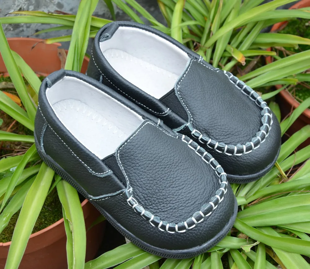 Sandq детский весна осень детская обувь унисекс кожаные кроссовки слипоны обувь для мальчиков; Лоферы для девочек Мокасины mocs распродажа скидка