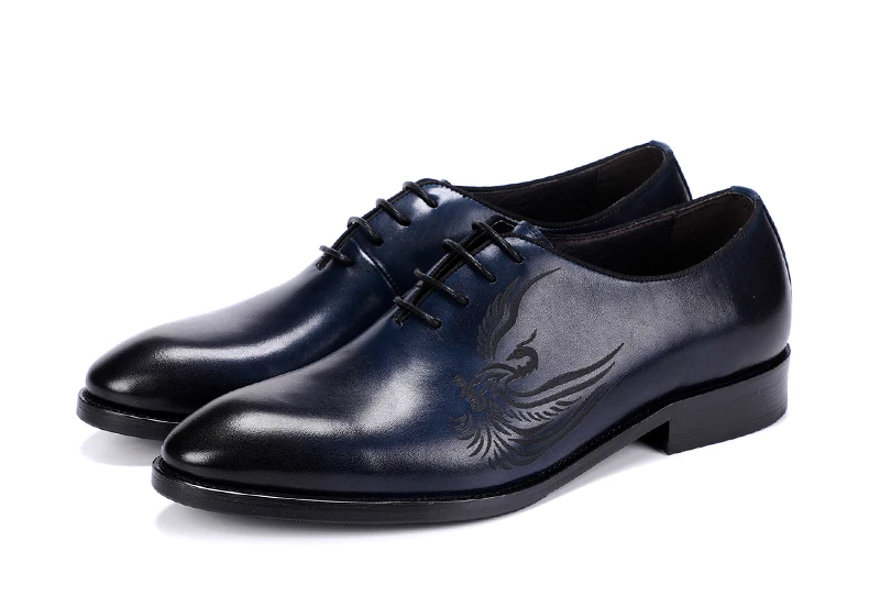 Men's Leather Casual Shoe Business Men Genuine Leather Shoes Men Lace Up Classic Oxford Shoes For Men Black Formal Shoe Big Size (12)