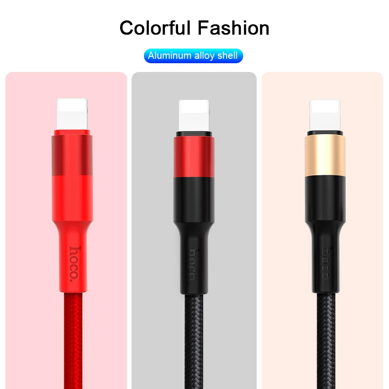HOCO 3в1 USB зарядное устройство кабель для iPhone 11 Pro X XS Max XR 7 8 Android Micro USB кабель type C для samsung S9 Xiaomi Быстрая зарядка