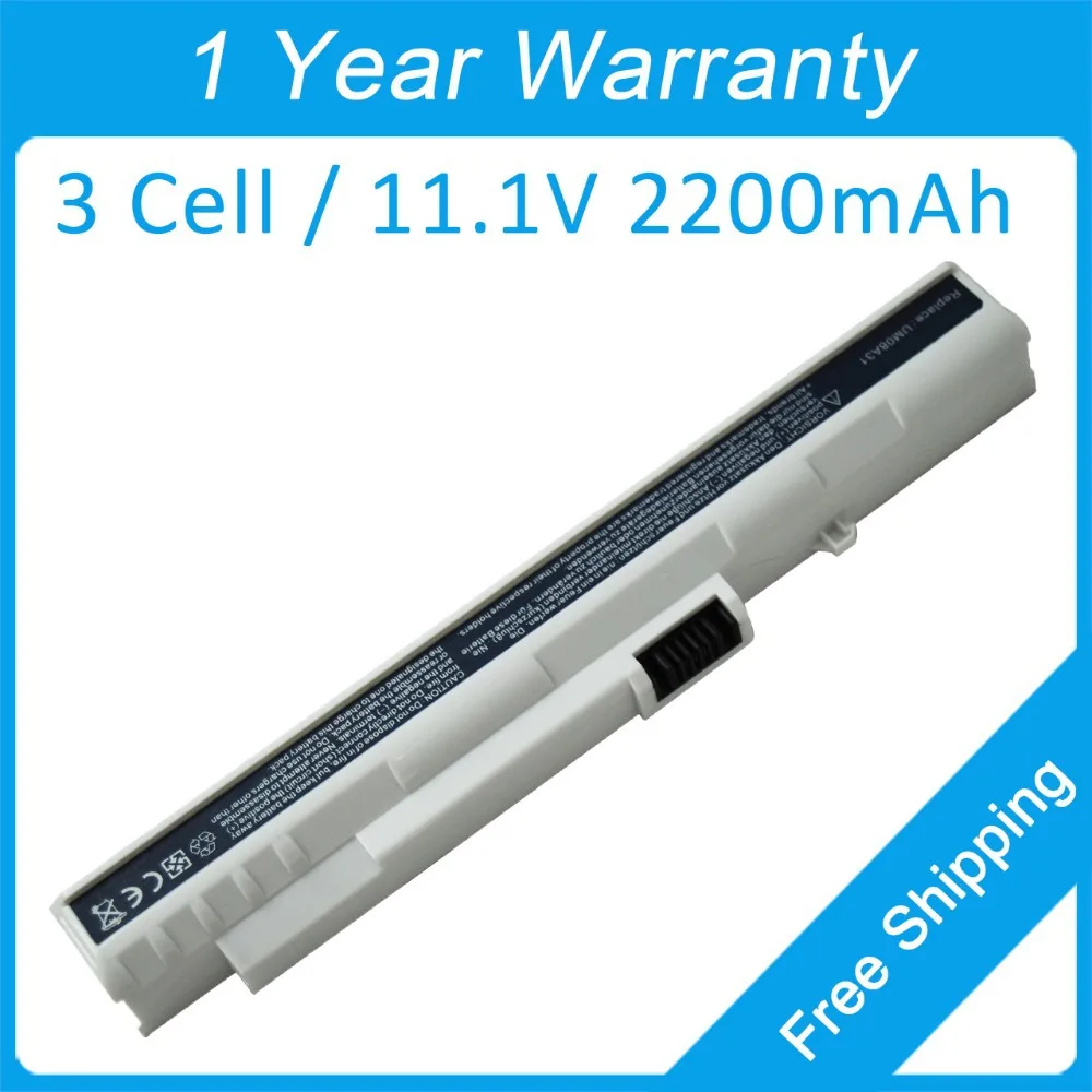 Белый Аккумулятор для ноутбука 2200 мАч acer Aspire One ZG5 A110 A150 D150 P531h UM08A32 UM08A51 UM08B32 UM08B52 LC.