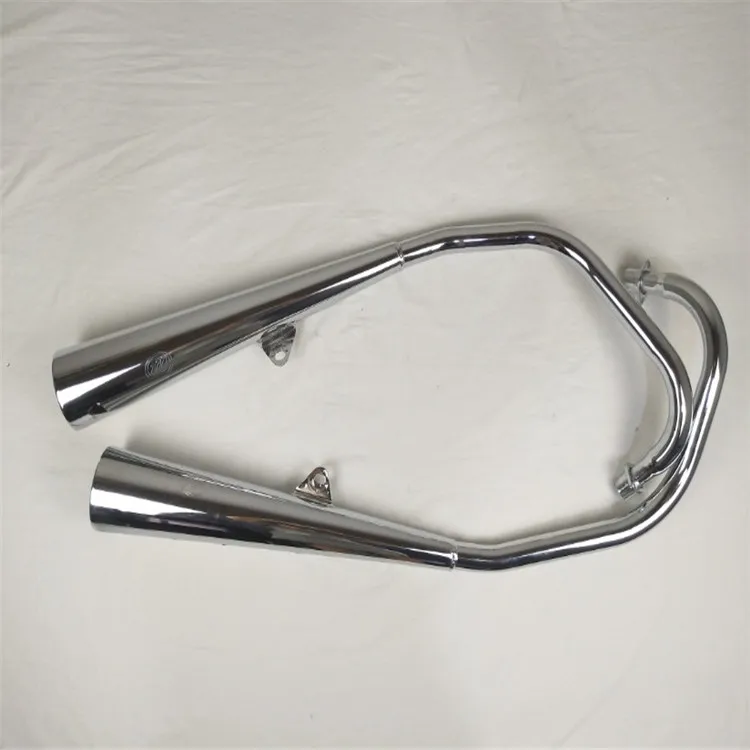 Qianjiang QJ125K 150J CBT125 двухцилиндровые трубы мотоциклетные выхлопные глушители