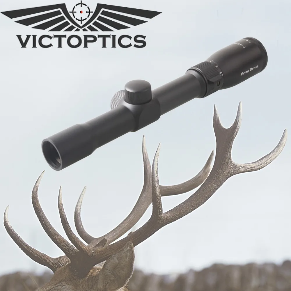 VictOptics 1-4x24 охотничий прицел с 25,4 мм " трубкой Mil-dot Сетка 1/2 MOA