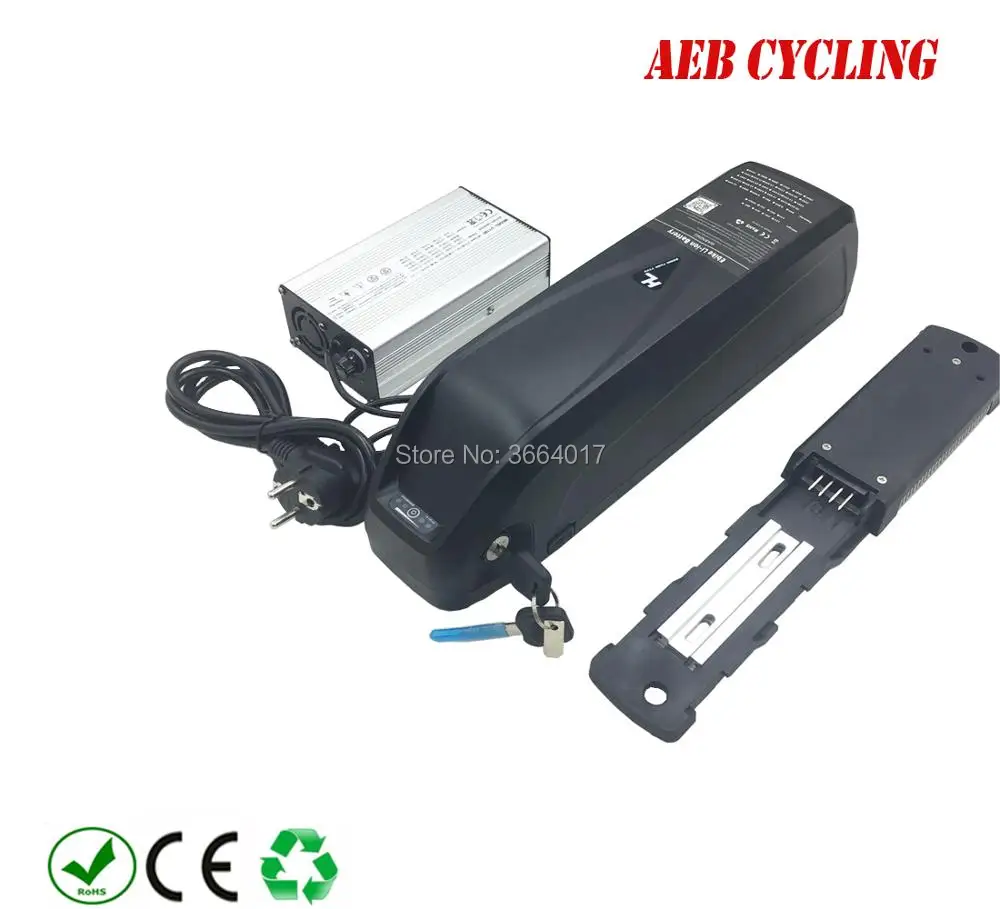 USB hailong вниз трубка ebike батарея 500 Вт 750 Вт 1000 Вт 36 в 48 в 52 в 15Ah 16Ah 17.5Ah 20Ah 24,5 Ah литий-ионная Акула батарея