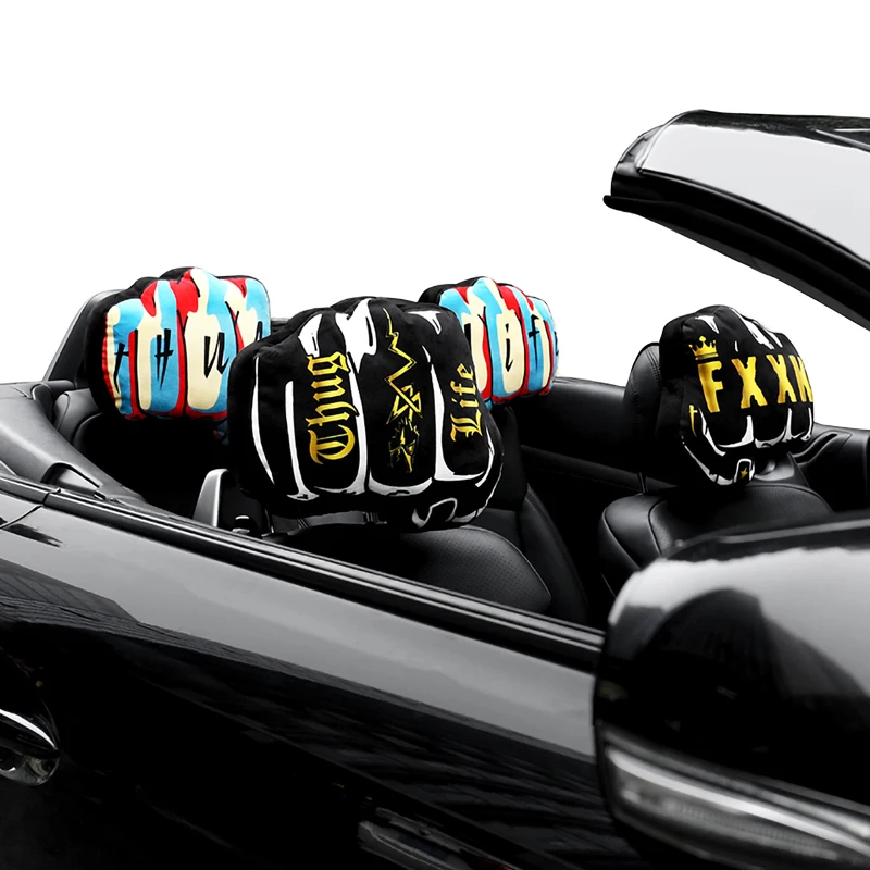 

Car Neck Pillow Hip-Hop Style Head Restraint in The Car Auto Headrest Automobile Neck Head Rest Pillows