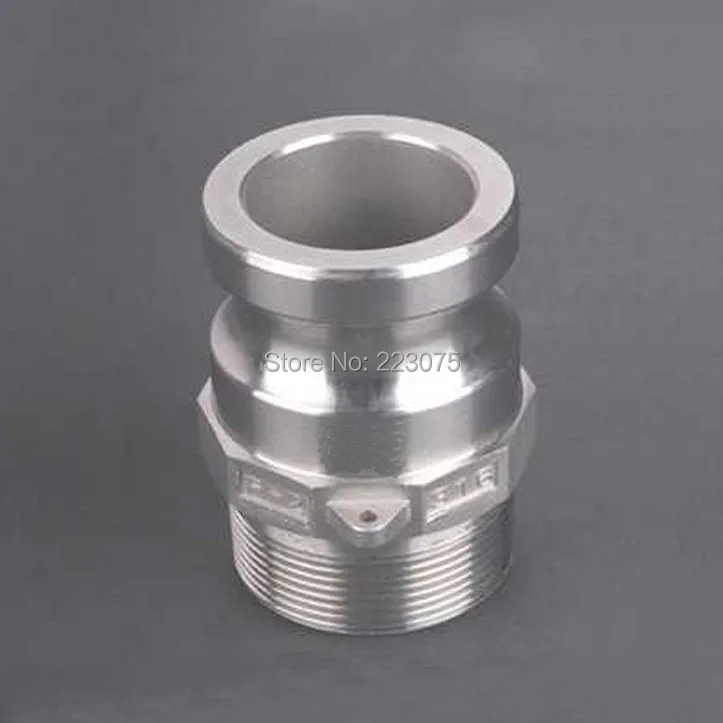 

Free shipping SS304 Stainless Steel CAM LOCK CAMLOCK&Groove TYPE F COUPLER Male to 1/2" NPT Male Adapter Home Brew