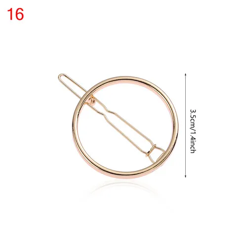 Style 5-16 1 шт., модные женские Геометрические заколки для волос, заколки для волос, Звездный зажим для волос сердце, нежные заколки для волос, заколка для волос, ювелирные изделия для волос, аксессуары для волос - Цвет: Style 5-16