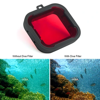 

2018 New Arrival Red Filter Dive Filter for SJCAM SJ6 LEGEND Action Camera Durable Quality