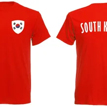 Южная футболка Korea Men'S Footballer Legend Soccers Jersey Мода хлопок Slim Fit Топ короткий рукав Повседневная футболка