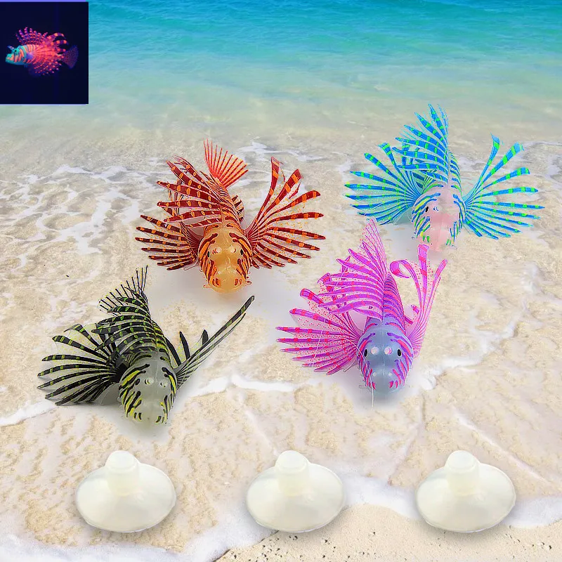 Aquarium Decoration Ornaments Floating silicone Luminous simulation