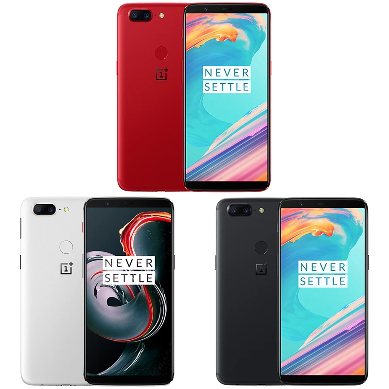 Смартфон OnePlus 5 T, 6,01 дюймов, AMOLED экран, 6 ГБ, 64 ГБ, Восьмиядерный процессор Snapdragon 835, 1080x2160 P, отпечаток пальца ID, кислородная ОС