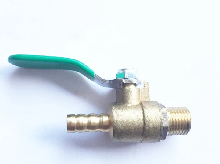 

Tube size 10mm-G3/8 thread Pneumatic air brass ball valve