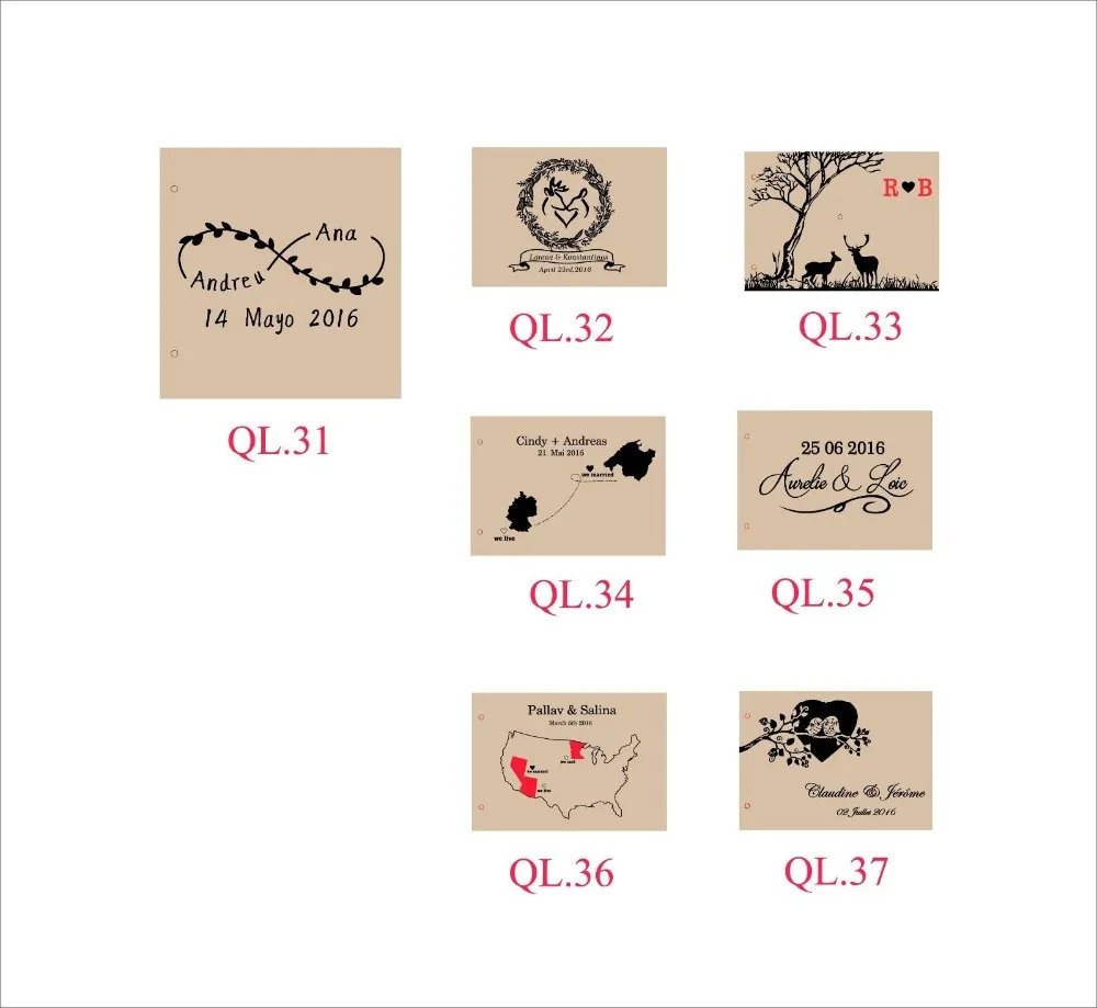 Свадебная карта на заказ Гостевая книга деревянная Свадебная Гостевая книга в деревенском стиле свадебный душ помолвка-Свадебный фотоальбом