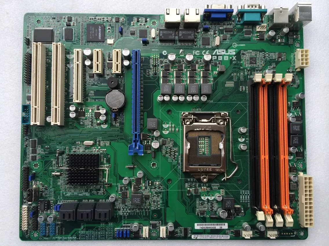 

Asus P8B-X Server motherboard C202 Socket1155 E3-1200/E3-1200 v2 I3 G8x0 G6x0 Maximum 4*DDR3 32GB ATXmotherboard used 90%new
