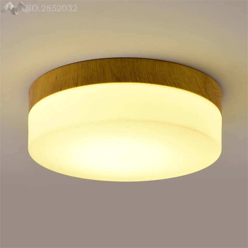 

[LFH]New Modern Surface Mounted Led Ceiling Lights Living Room Bedroom Square Indoor Wooden Ceiling Lamp Lighting Light Fixtures