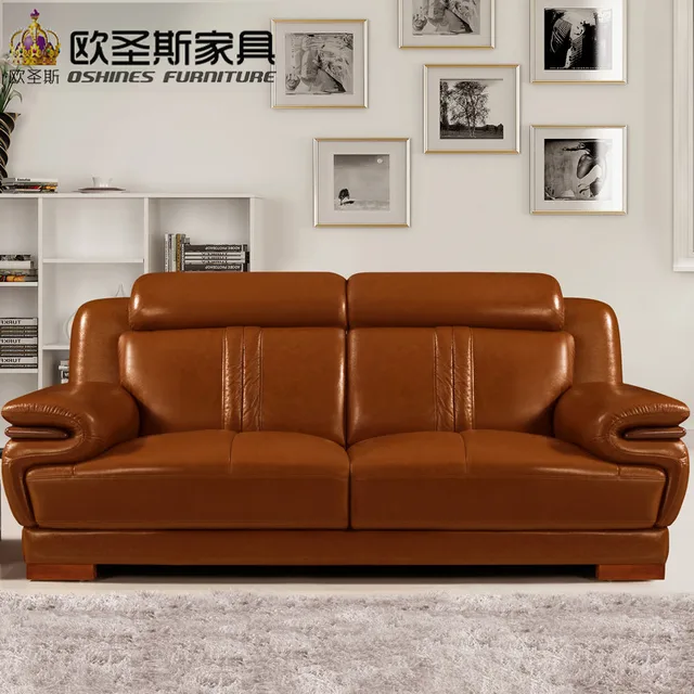 Brown Livingroom Furniture Sofa Set Designs Modern Cheap Leather