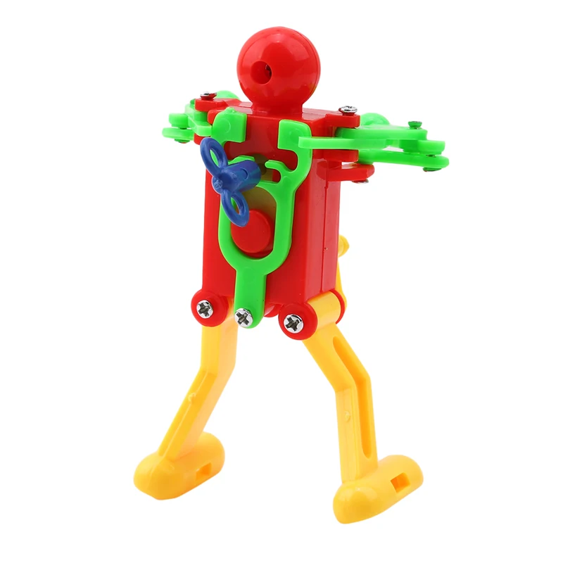 Classic Cute Cartoon Animal Wind Up Toys Children Kids Plastic Clockwork Spring Wind-Up Dancing Robot Toy Best Gifts