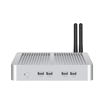 

Mini PC Intel Core i7 5500U HTPC 8xUSB Dual Gigabit Ethernet HDMI VGA WiFi 4G LTE RS232/485 Windows 10 Fanless Industry Computer