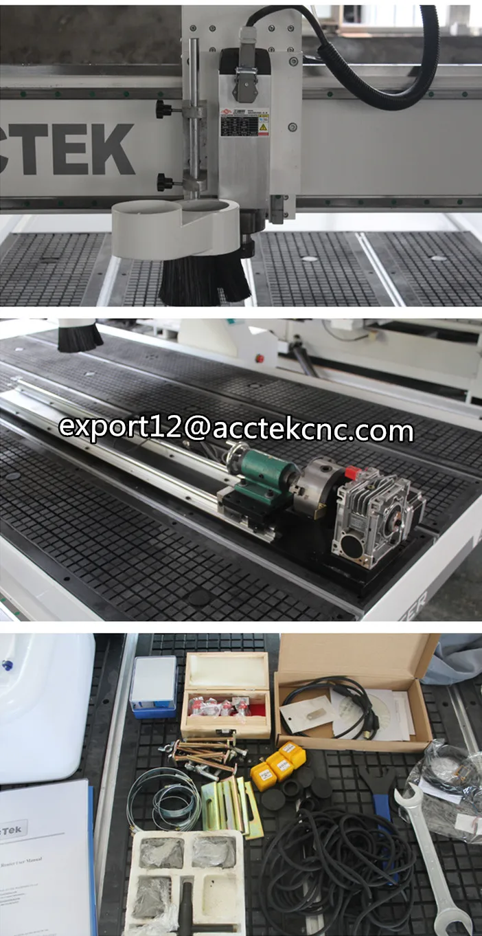  computer controlled wood router 4 axis cnc 4*8 feet vacuum table 1325 wood carving