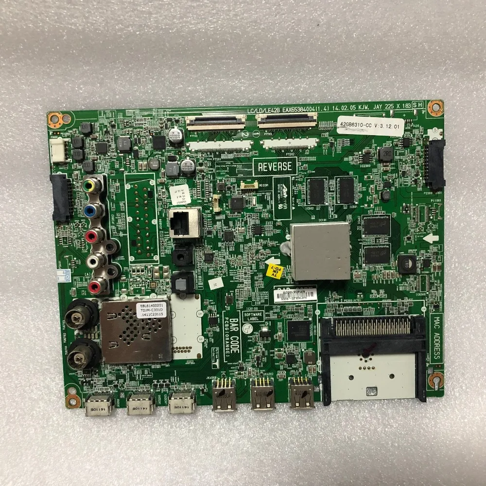 Бесплатная доставка 100% тестирование работы для montherboard EAX65384004 экран LC550DUH(FG)(P2) 55GB6500