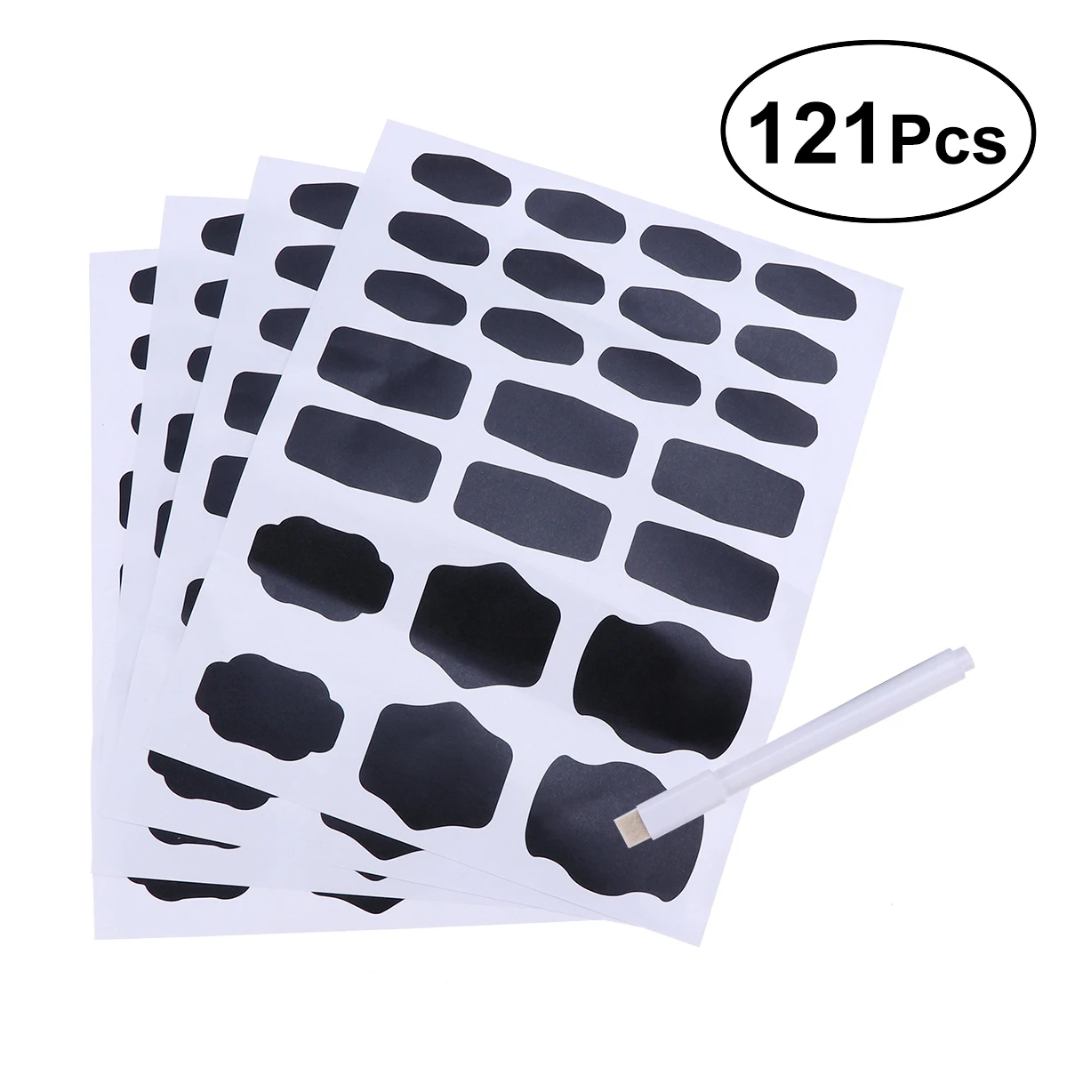 

Environmentally Friendly Chalkboard Labels Stickers Set Labels Blackboard Sticker for Home Decorating Jars Kitchen Pantry
