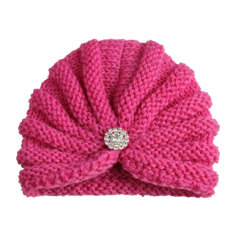TELOTUNY/теплые вязаные вещи для зимы, шапка для маленьких девочек и мальчиков, вязаная шапка бини, вязаная шайба для хоккея, шапка Z1019 - Цвет: HP
