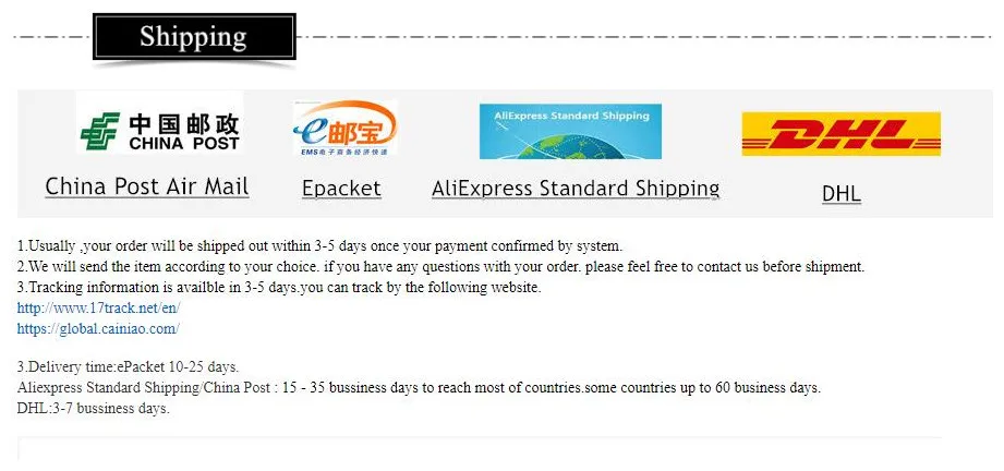 shipping