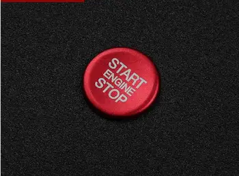 

Aluminium Alloy Red Enginge Start Trim for Alfa Romeo Giulia for Stelivo 2017 Accessories