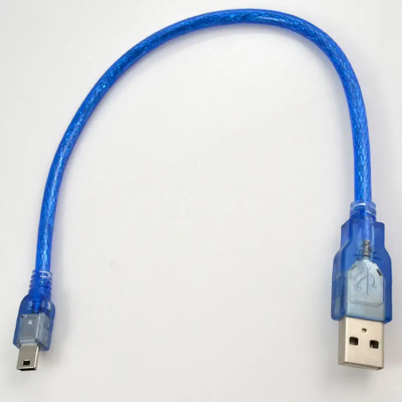 DANSPEED USB 2,0 type A папа-мини B 5pin Мужской кабель для передачи данных для ПК длина провода 30 см