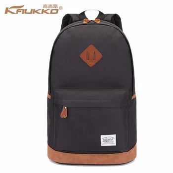 

Kaukko 2017 New Unisex Knapsack Preppy Style Linen School Bags Hot Sale Fashion Simple the University Backpack for Teenager