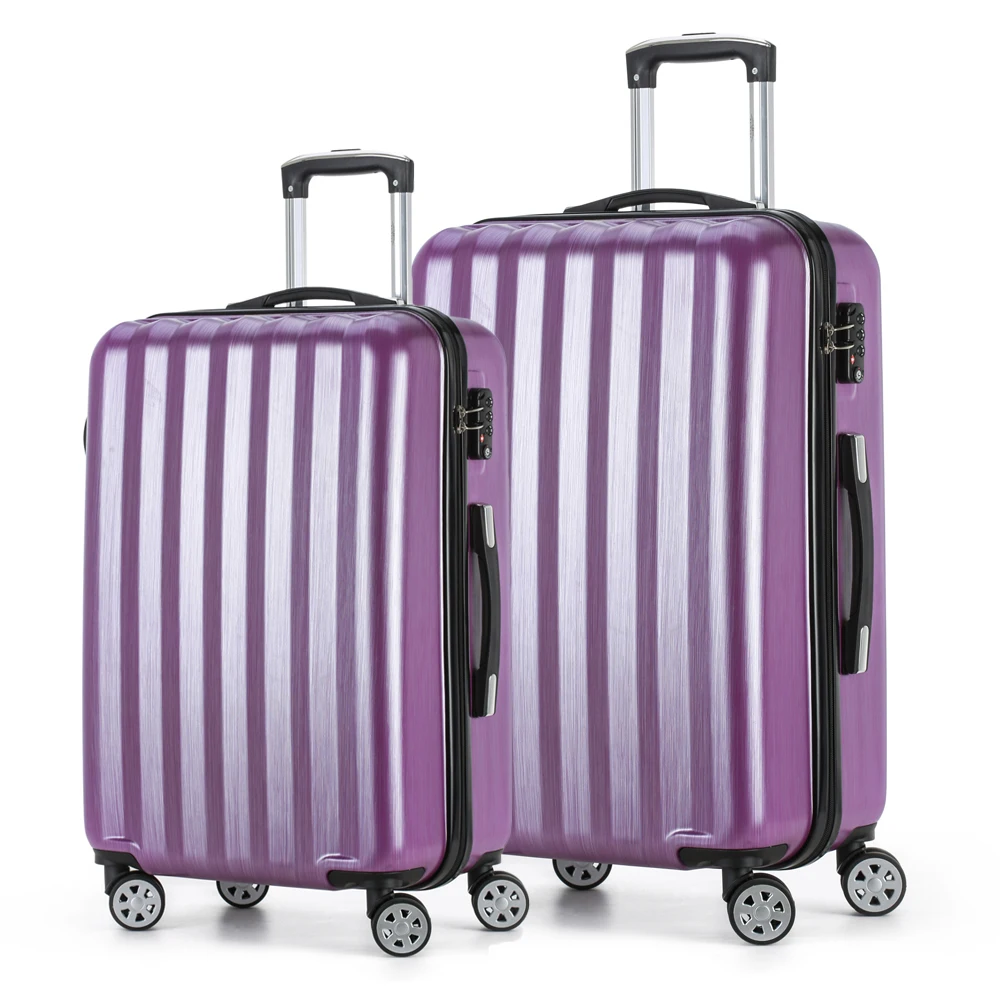 2017 Fochier Travel Luggage set 4 Wheels Cabin ABS Hard Shell Trolley