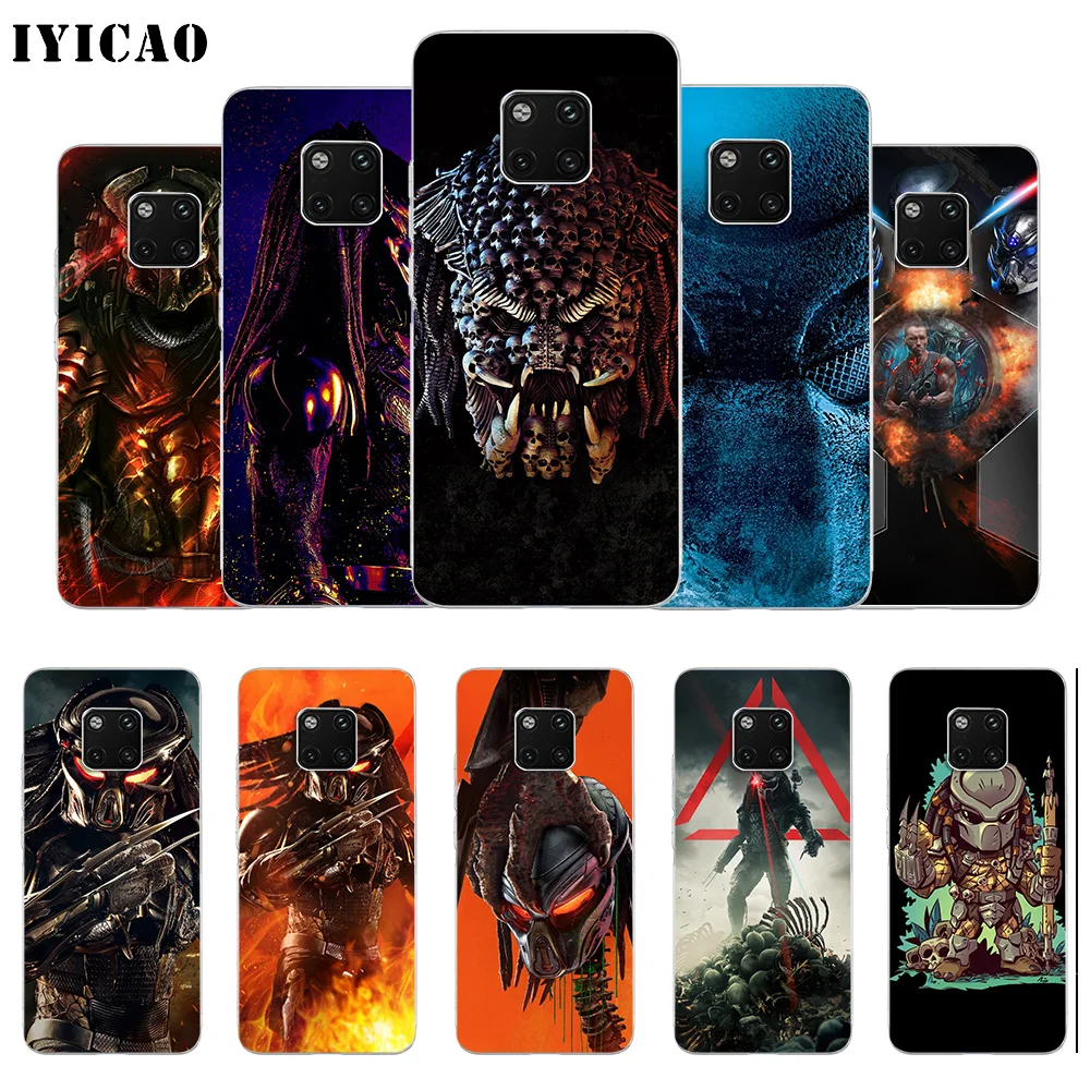 IYICAO хищник кино Мягкий силиконовый чехол для телефона Huawei Mate 10 20 Lite Pro Nova 2 2i 3 3i 4 TPU