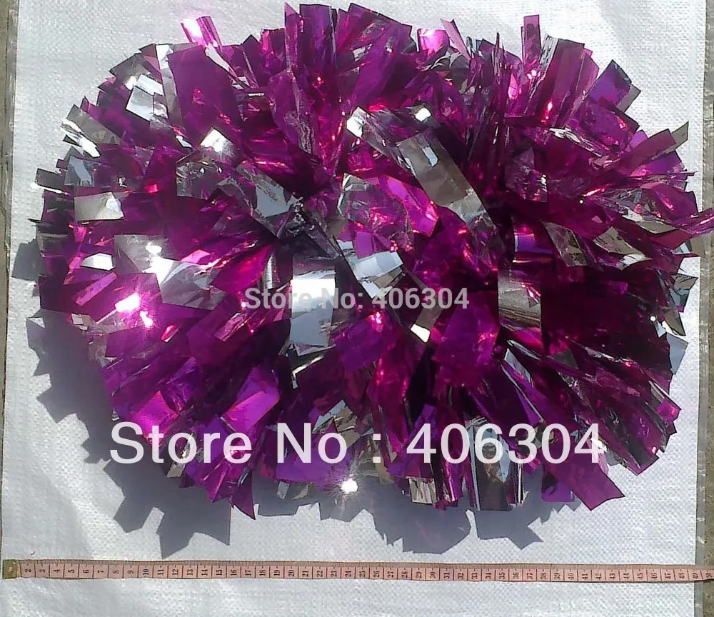 Fadeless Pompom Cheering помпон с металлическим помпоном, 80 г(5 см ширина полосы) бальный костюм