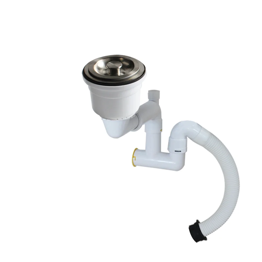  Talea Single Sink Rear Position Waste Kit Stainleee steel inner basket drain assembly sink drainag  - 32859747247