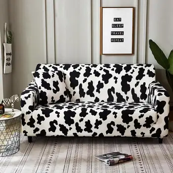 

Plush Flexible Stretch Sofa Cover Big Elasticity Couch Cover Slipcover Furniture Protector Cute Cartoon Sofa Cover